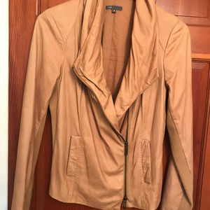 Vince leather Jacket Soft Camel color M